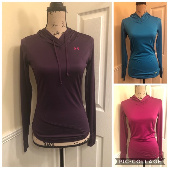 Under Armour Tops - Under Armour fitted running shirt bundle sz small